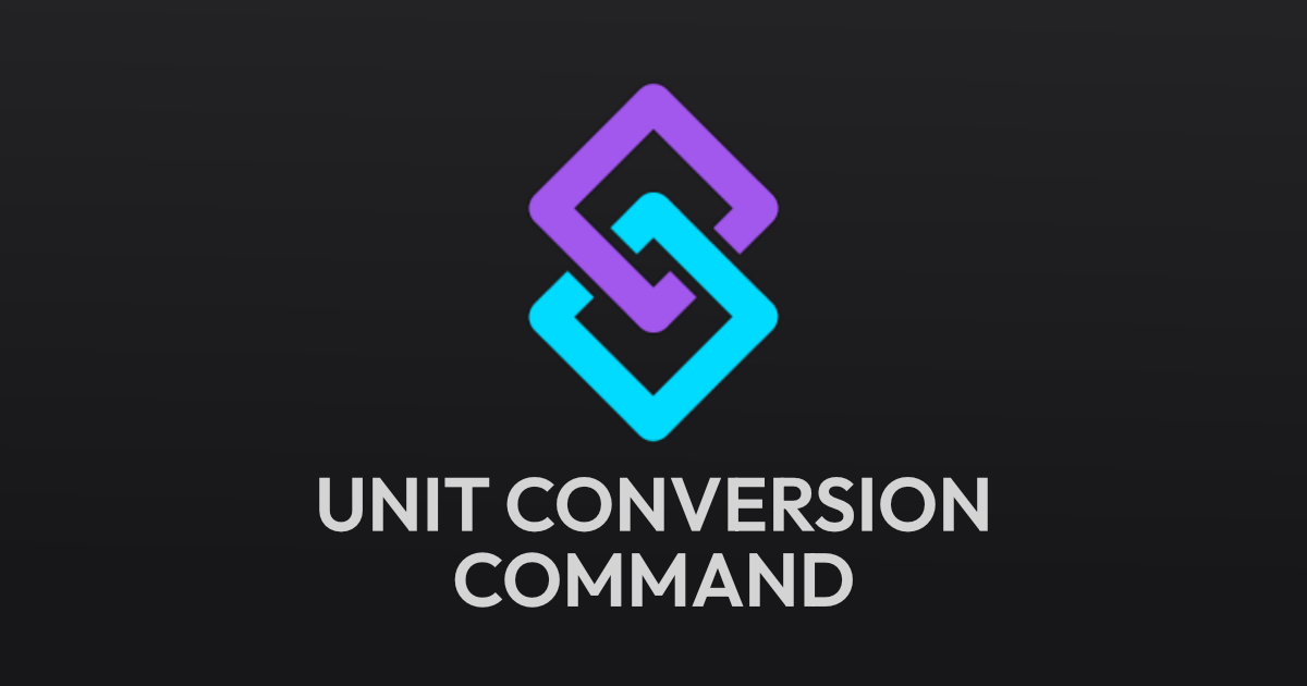 Conversion Command